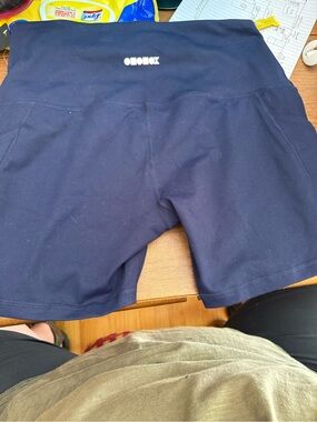 SODO Navy High-Rise Bike Shorts